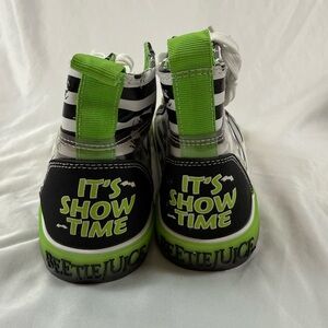 Ground Up Beetlejuice “It’s Showtime” High Top Sneakers Size 8.5